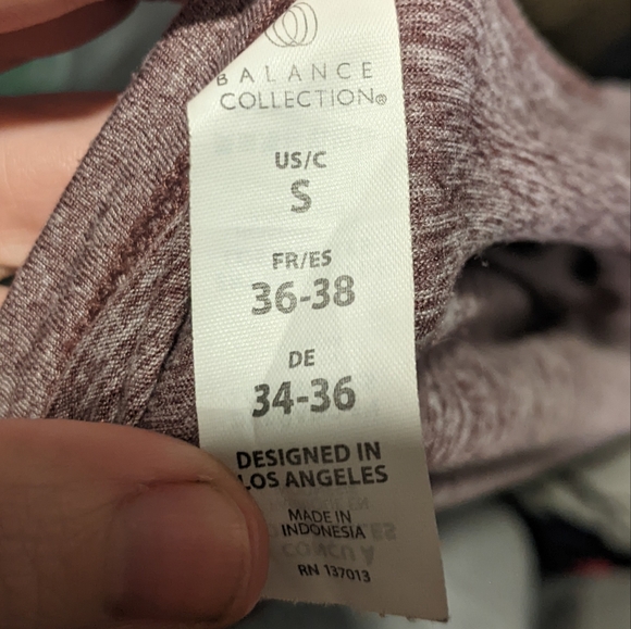 Balance Collection by Marika - Kingsley Yoga Tank | Heather Plum Wine | Small - Picture 4 of 4